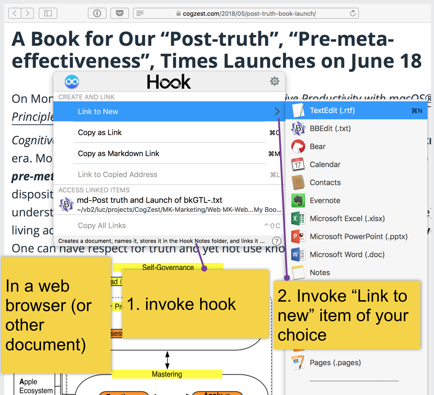 Hook Allows Mac Users to Access the Documents Relevant to Task at Hand Image